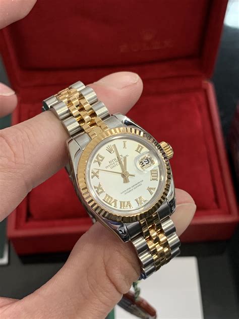 18ct gold rolex for sale|rolex lady datejust 18 ct.